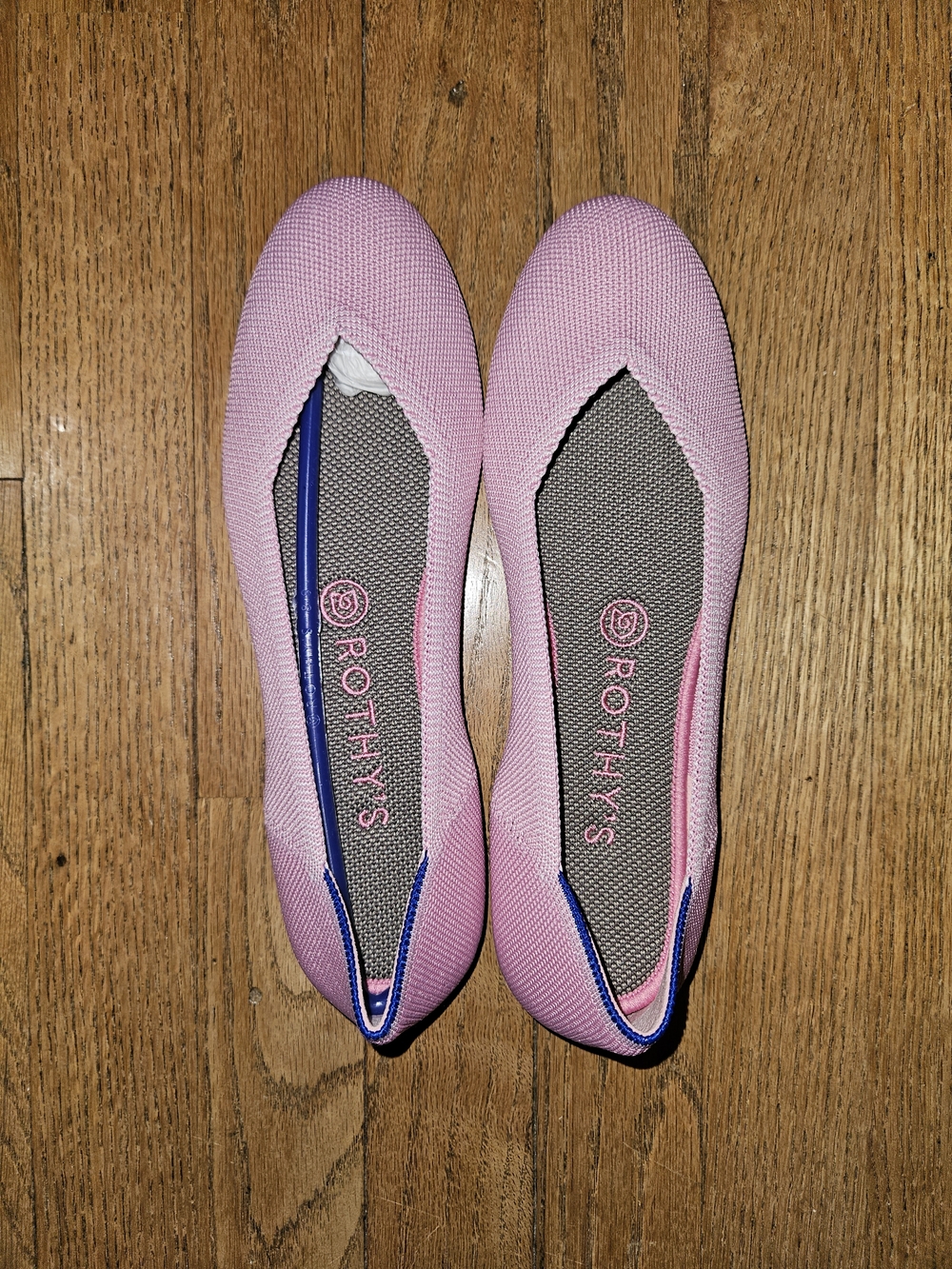 Rothy’s The Flat Pink Begonia Round Toe Slip On Flat Shoes Women's Size 8